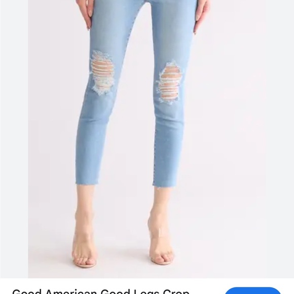 Good American Good Legs Cropped Jeans - Picture 2 of 6
